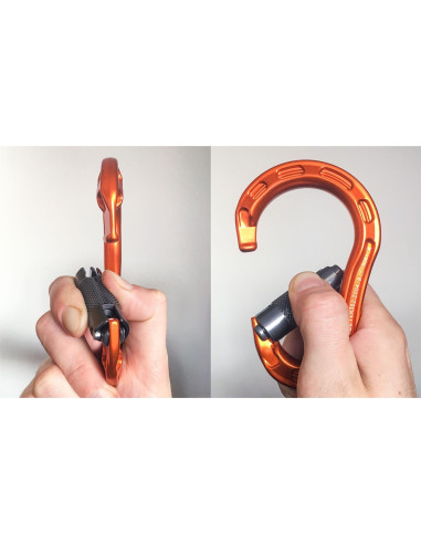 Palm side swing HMS autolock