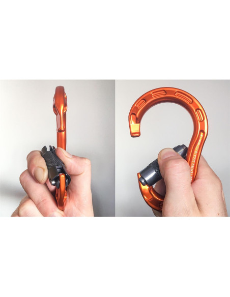 Palm side swing HMS autolock